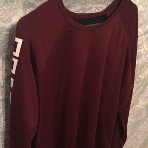 Deep Purple Long Sleeve Active Wear Shirt